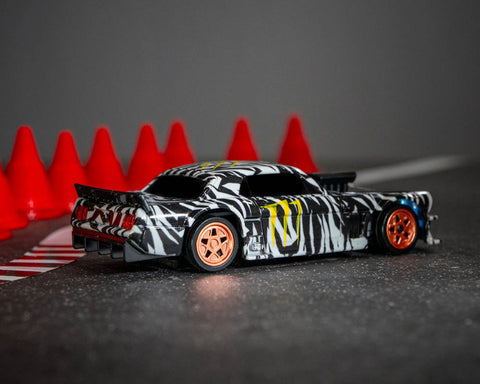 RCG Racing Micro DC 1/43 Drift Car - Muscle Black/White slide 3