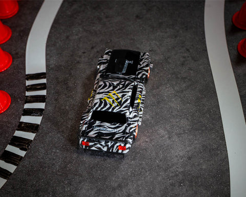 RCG Racing Micro DC 1/43 Drift Car - Muscle Black/White slide 5